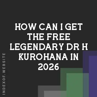 How can I get the free Legendary DR-H Kurohana in 2026? Banners